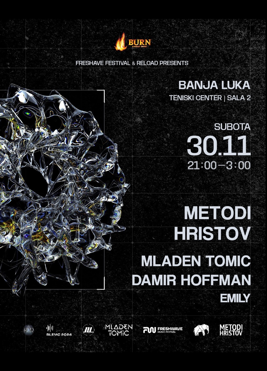 Metodi Hristov, Mladen Tomić, Damir Hoffman i Emily @ Teniski centar