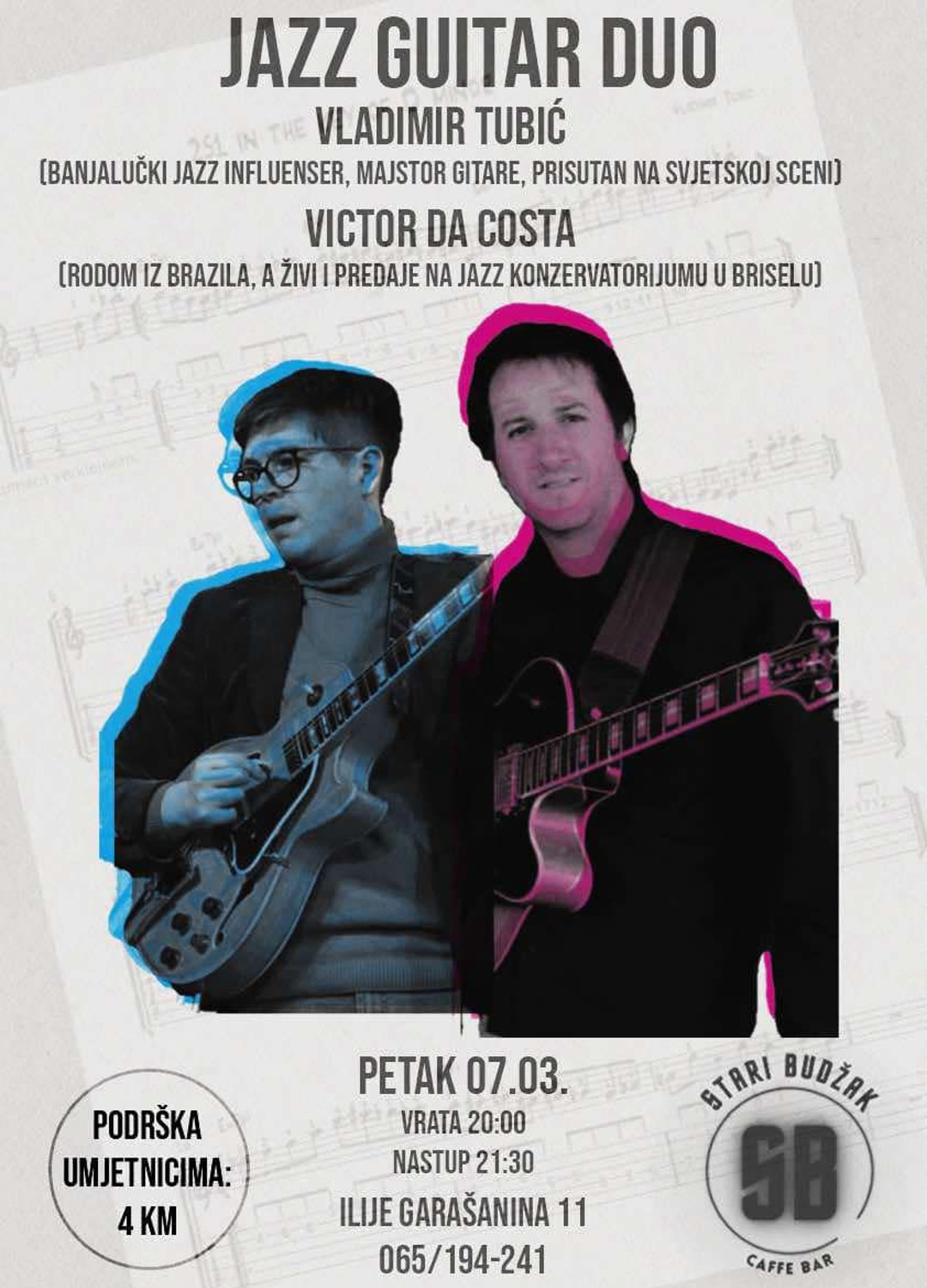 Vladrimir Tubić & Victor da Costa @ Stari Budžak